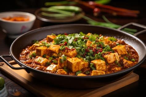  Zhaoqing Qingping Tofu: Kan De Zachte Textuur Van Zilveren Tofu Combineren Met De Pittige Kick Van Chili-Oestersaus?